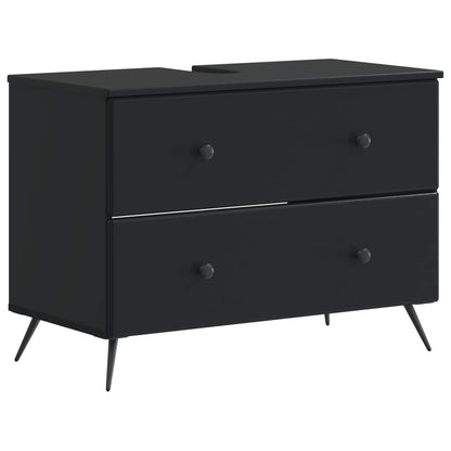 Set di armadietti da bagno in 3 pezzi BREDA Nero