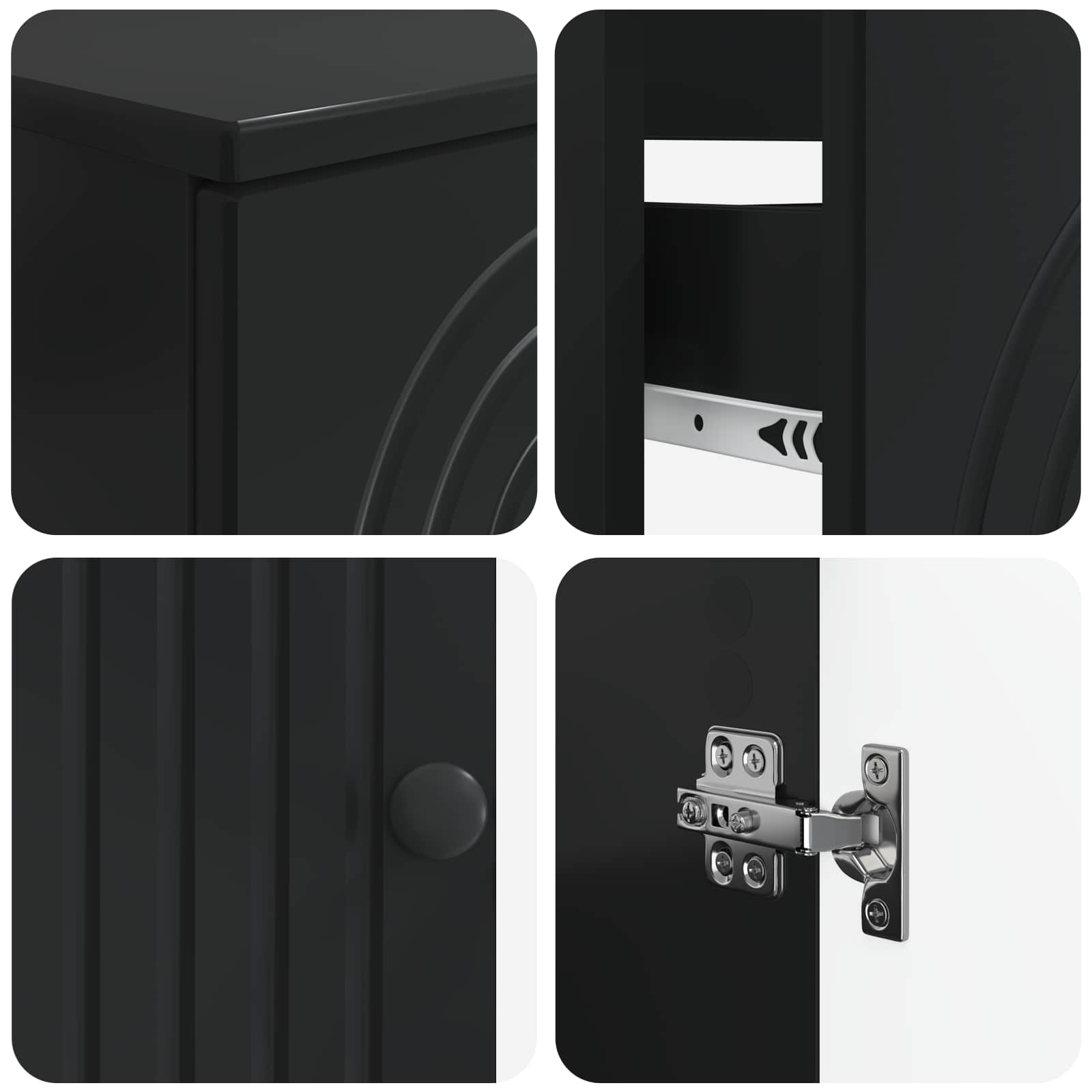 Set di armadietti da bagno in 3 pezzi ALKMAAR | homemem39