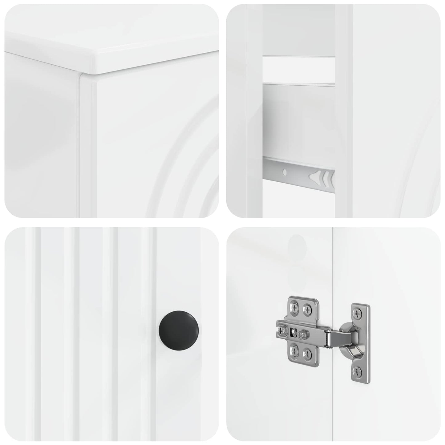 Set di armadietti da bagno in 3 pezzi ALKMAAR | homemem39