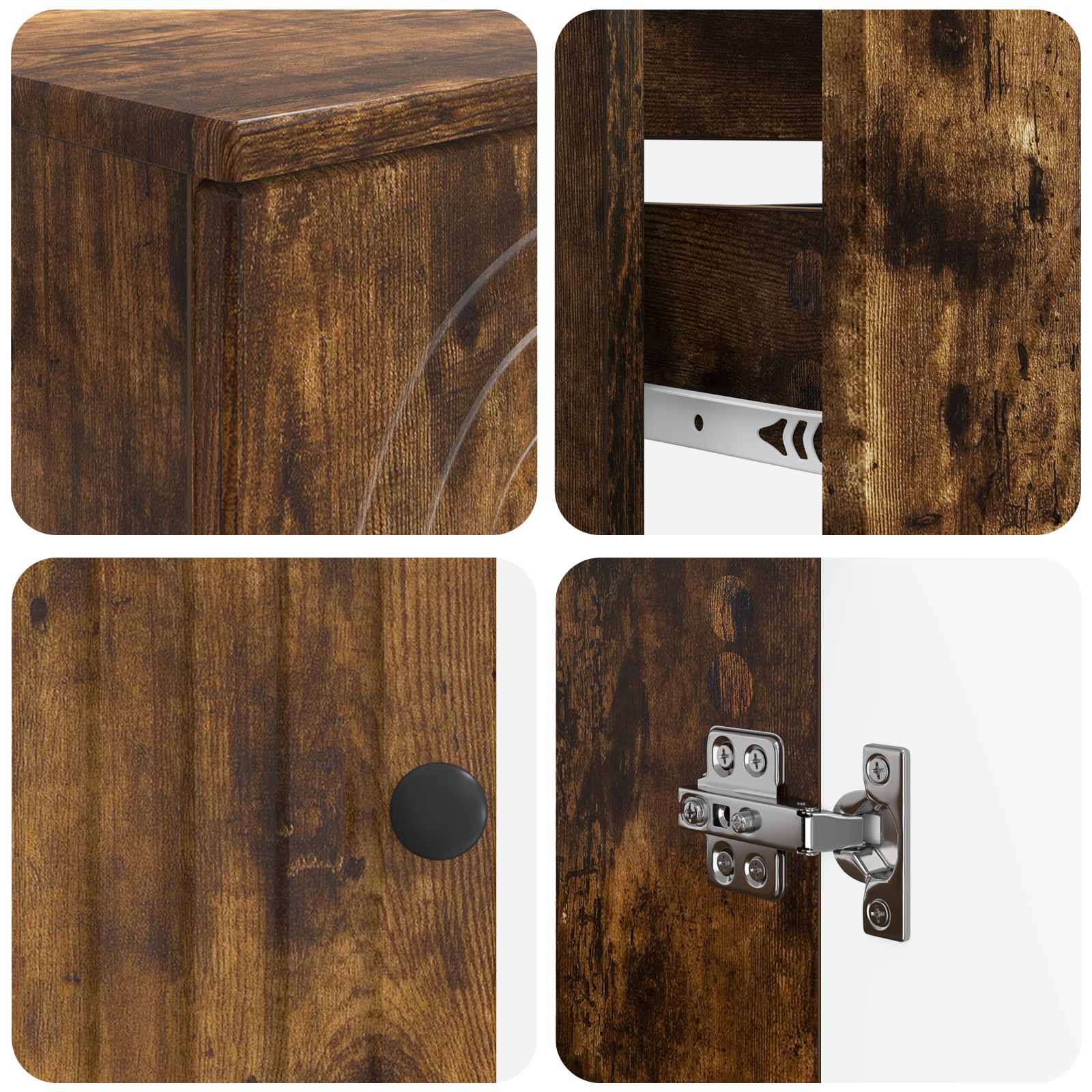 Set di armadietti da bagno in 3 pezzi ALKMAAR | homemem39