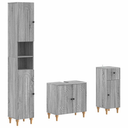 Set di armadietti da bagno in 3 pezzi ALKMAAR | homemem39