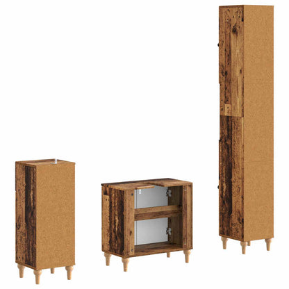 Set di armadietti da bagno in 3 pezzi ALKMAAR | homemem39