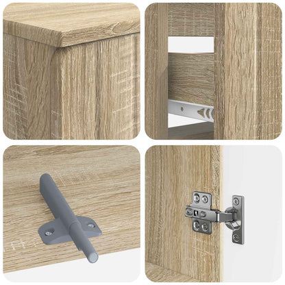 Set di armadietti da bagno in 3 pezzi ZWOLLE | homemem39