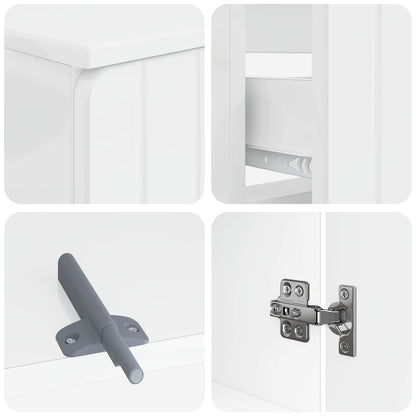 Set di armadietti da bagno in 3 pezzi ZWOLLE | homemem39
