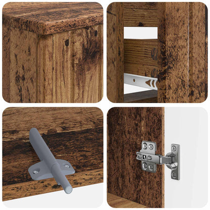 Set di armadietti da bagno in 3 pezzi ZWOLLE | homemem39