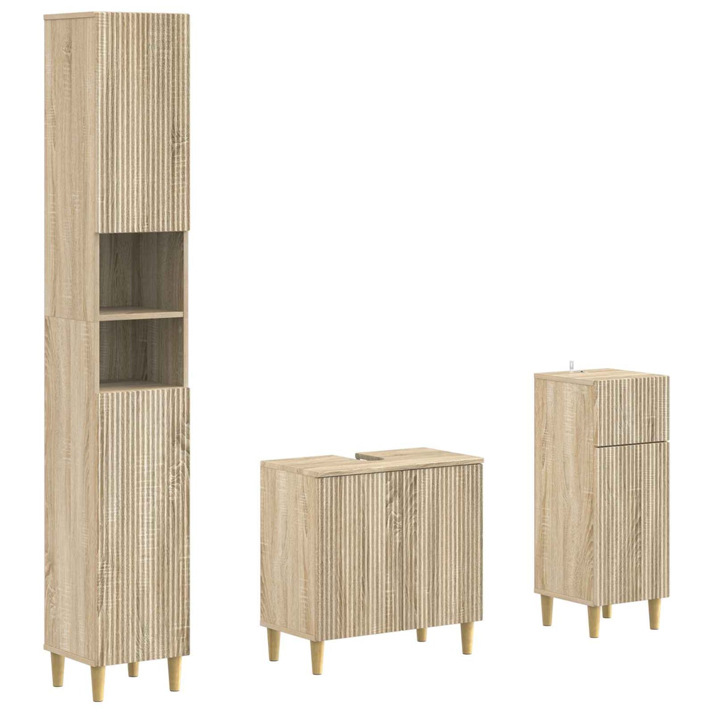 Set di armadietti da bagno in 3 pezzi ARNHEM | homemem39