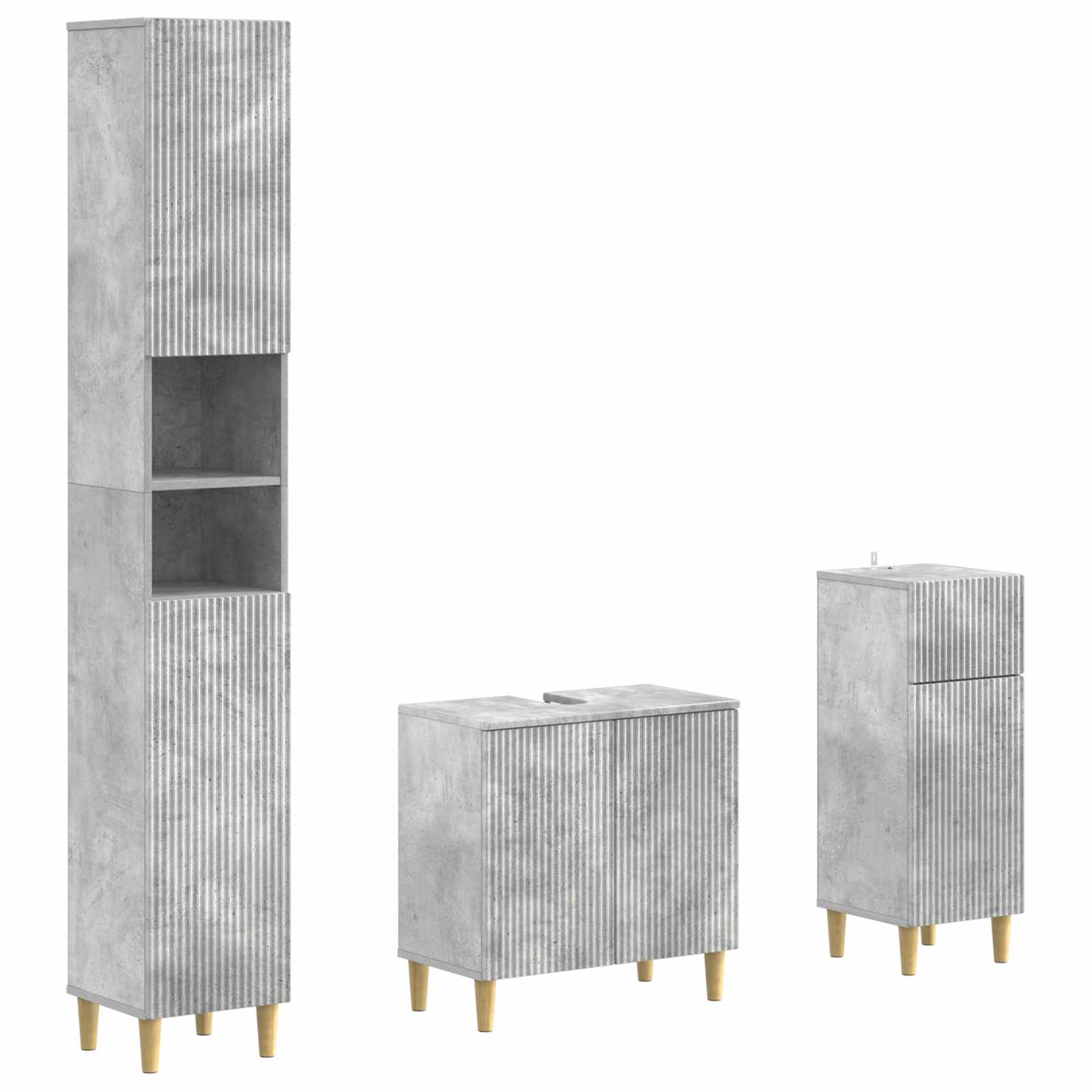 Set di armadietti da bagno in 3 pezzi ARNHEM | homemem39