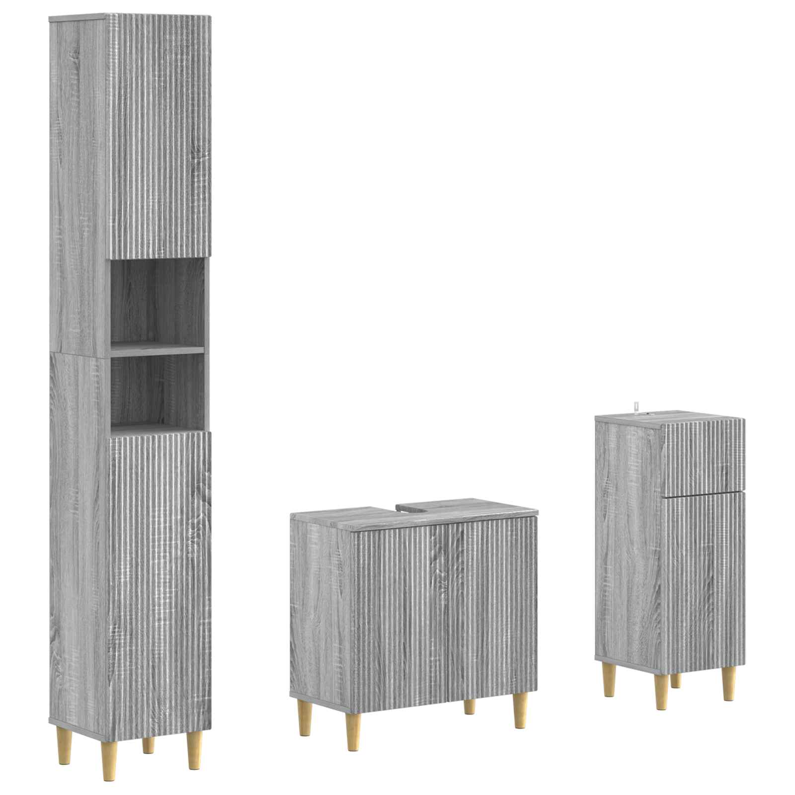 Set di armadietti da bagno in 3 pezzi ARNHEM | homemem39
