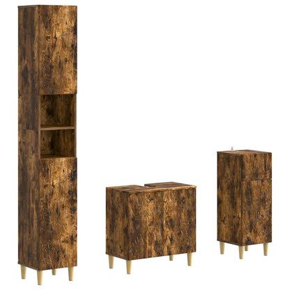 Set di armadietti da bagno in 3 pezzi DELFT | homemem39