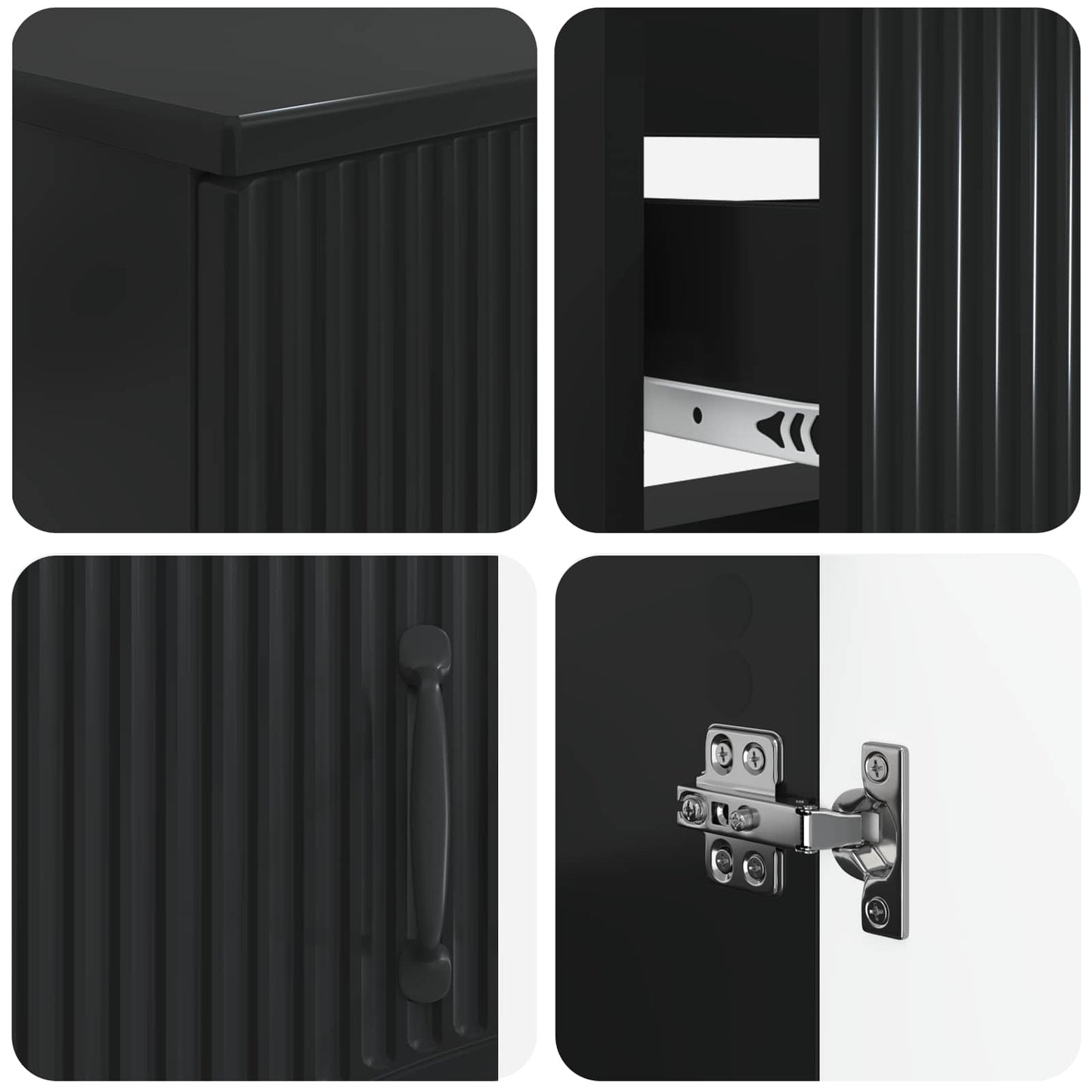 Set di armadietti da bagno in 3 pezzi HOORN | homemem39