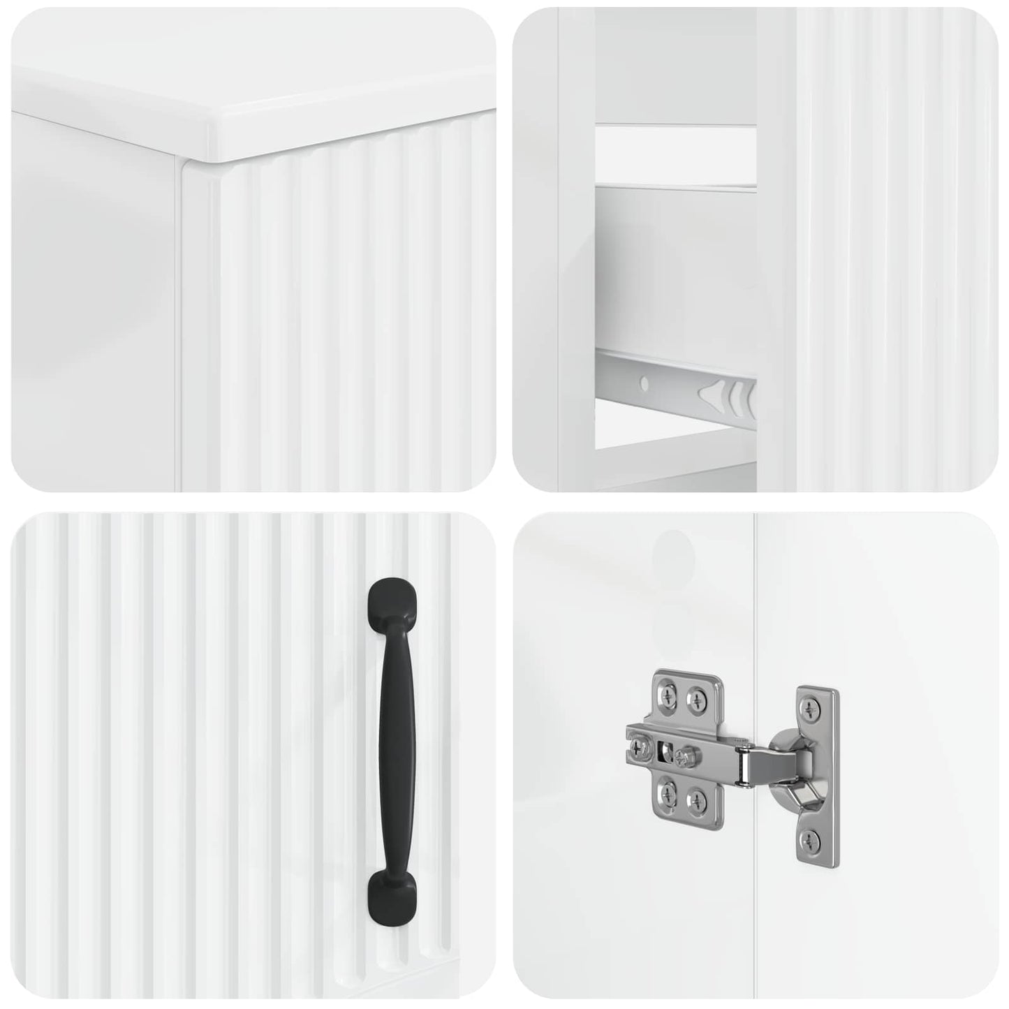 Set di armadietti da bagno in 3 pezzi HOORN | homemem39