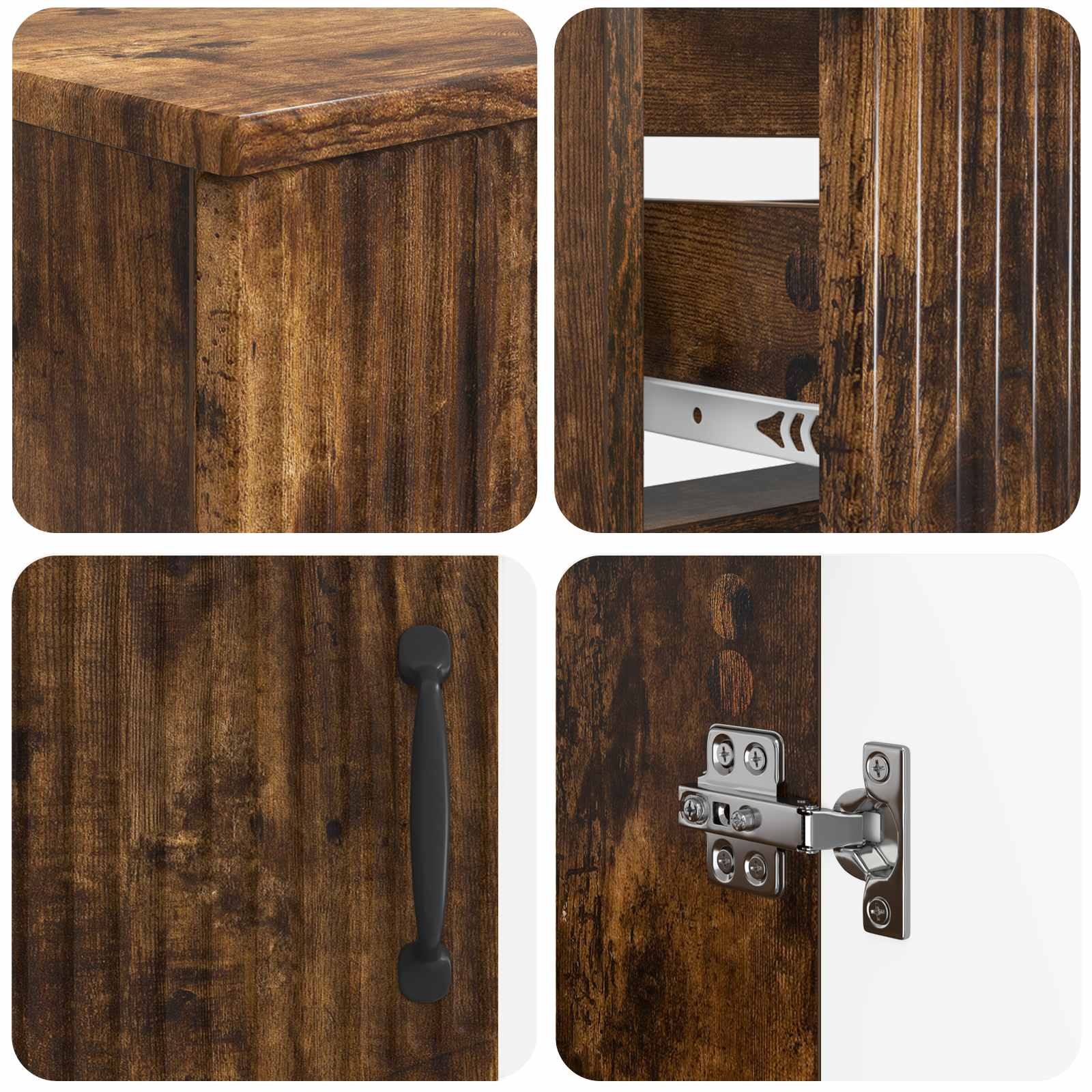 Set di armadietti da bagno in 3 pezzi HOORN | homemem39