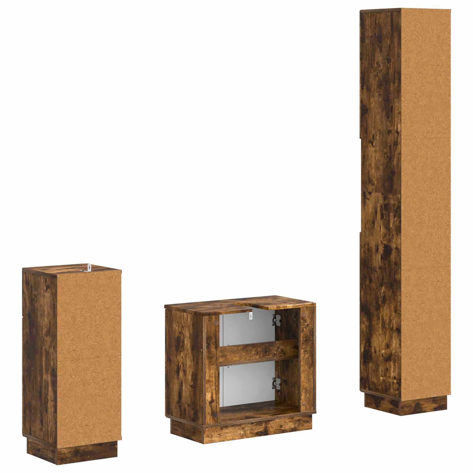 Set di armadietti da bagno in 3 pezzi HOORN | homemem39