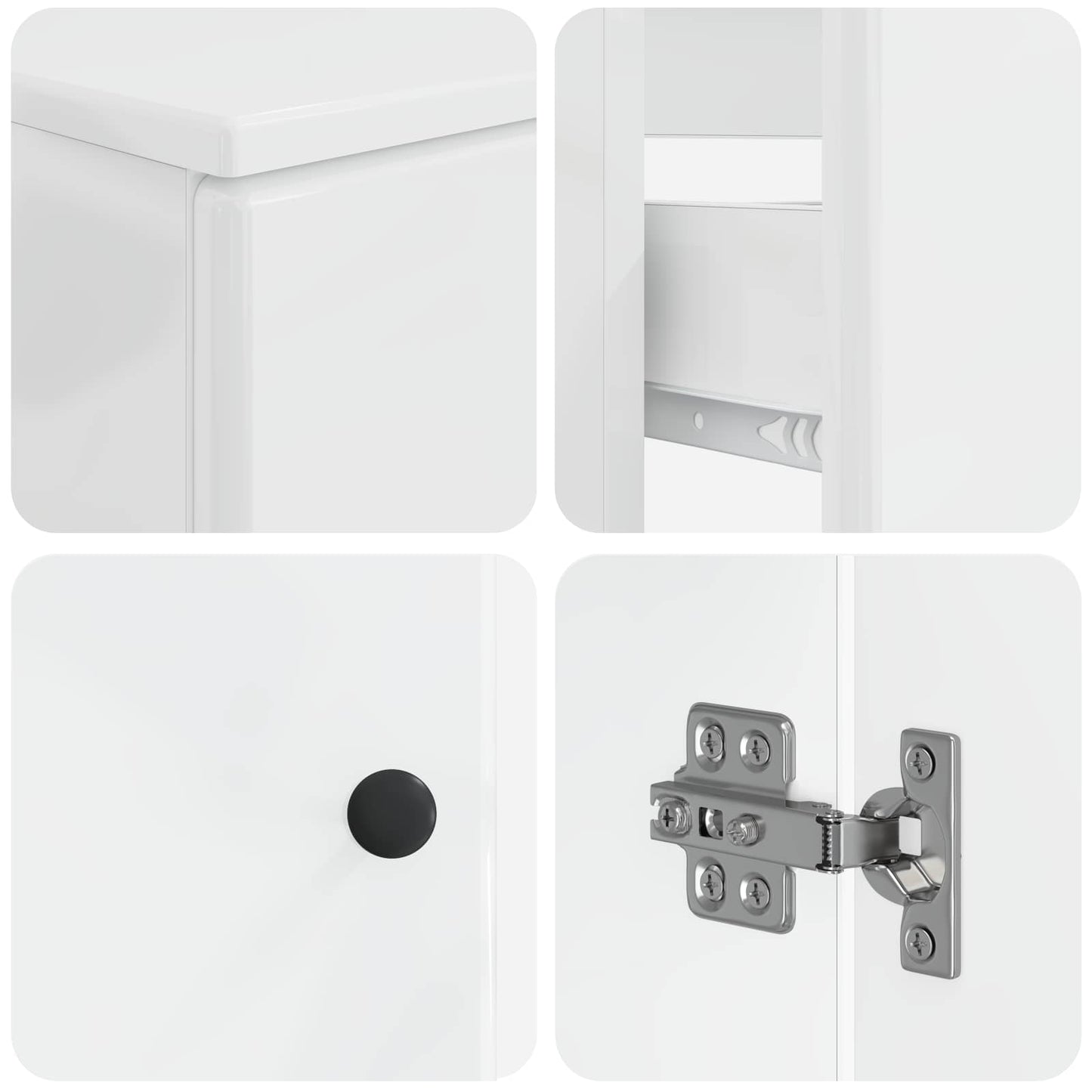 Set di armadietti da bagno in 3 pezzi BREDA | homemem39