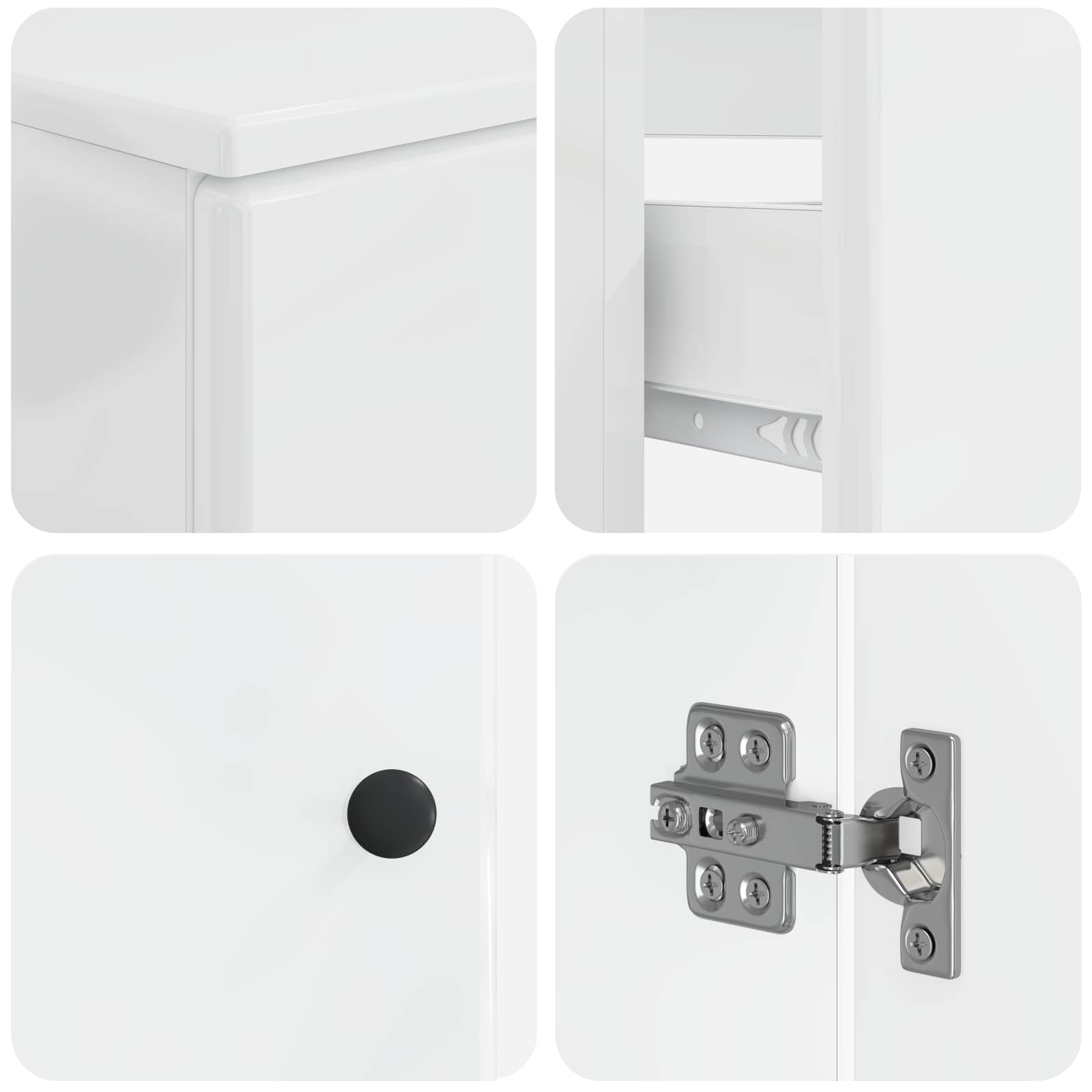 Set di armadietti da bagno in 3 pezzi BREDA | homemem39
