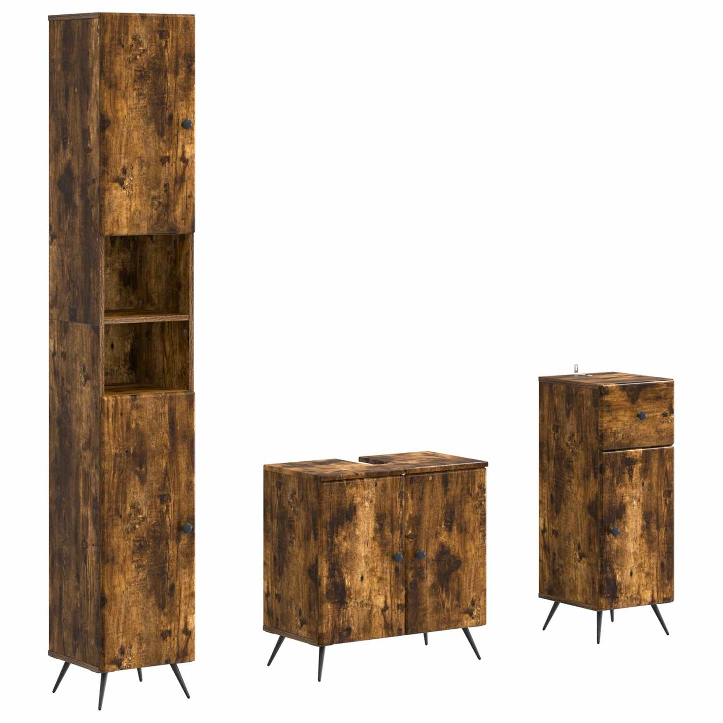 Set di armadietti da bagno in 3 pezzi BREDA | homemem39