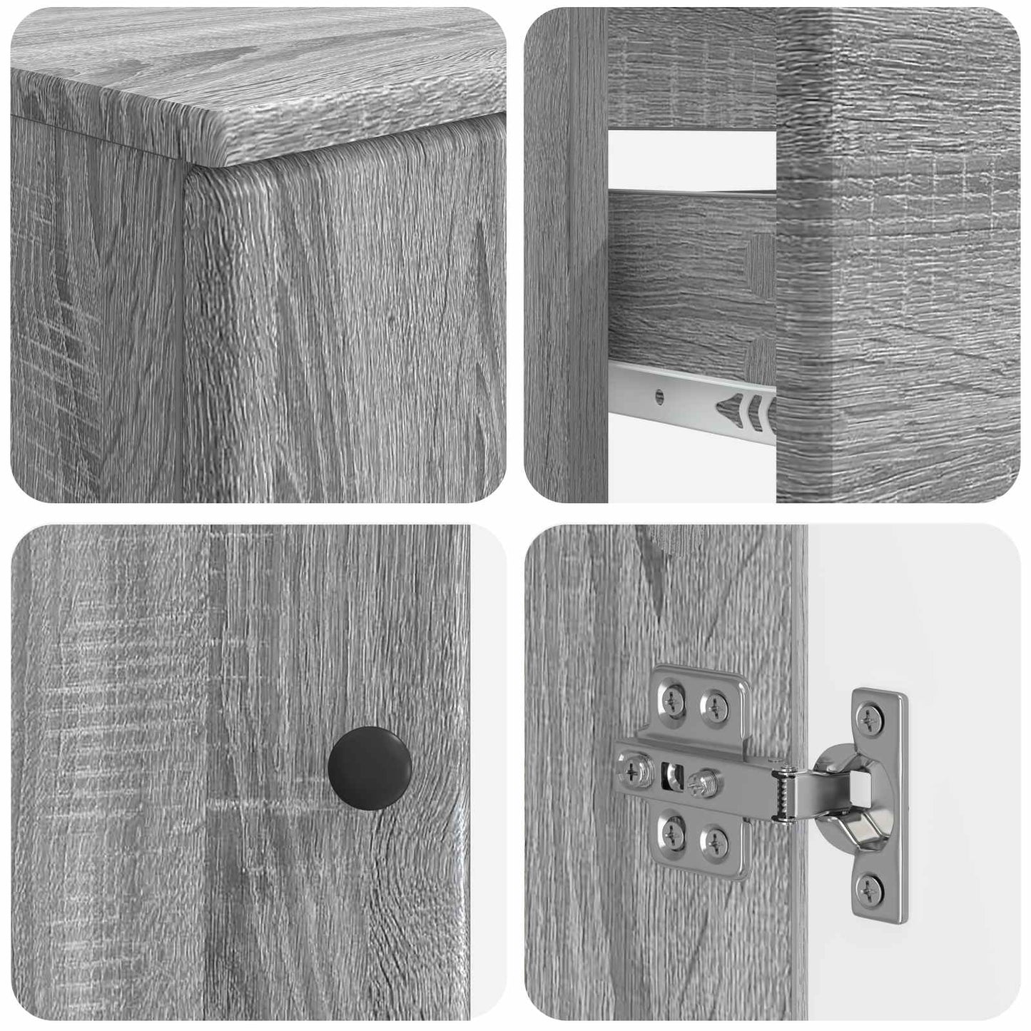 Set di armadietti da bagno in 3 pezzi BREDA | homemem39