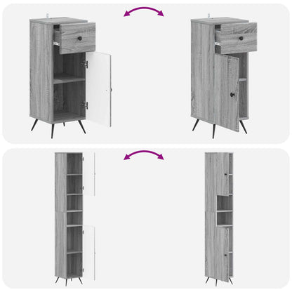 Set di armadietti da bagno in 3 pezzi BREDA | homemem39
