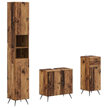 Set di armadietti da bagno in 3 pezzi BREDA | homemem39