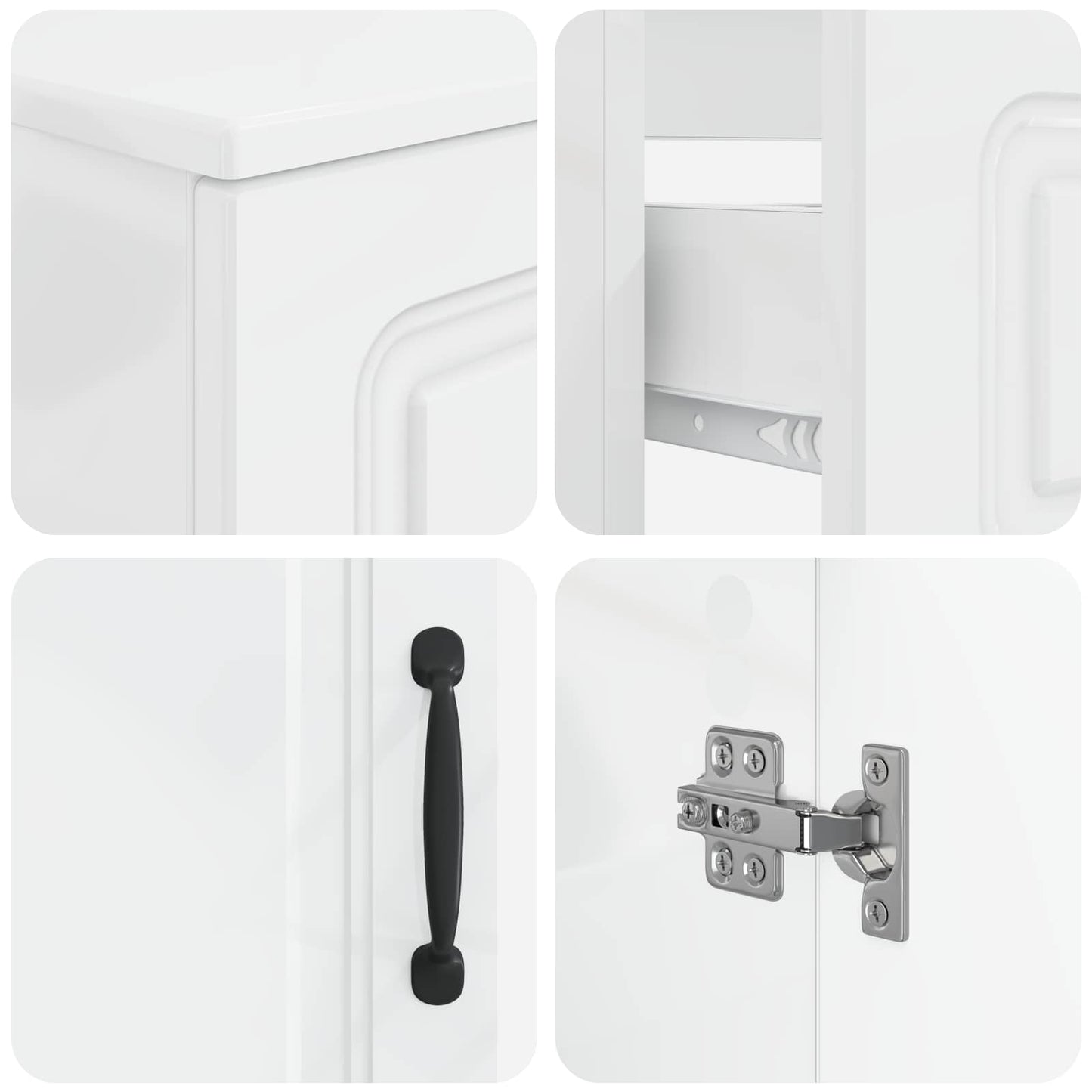 Set di armadietti da bagno in 3 pezzi UTRECHT | homemem39