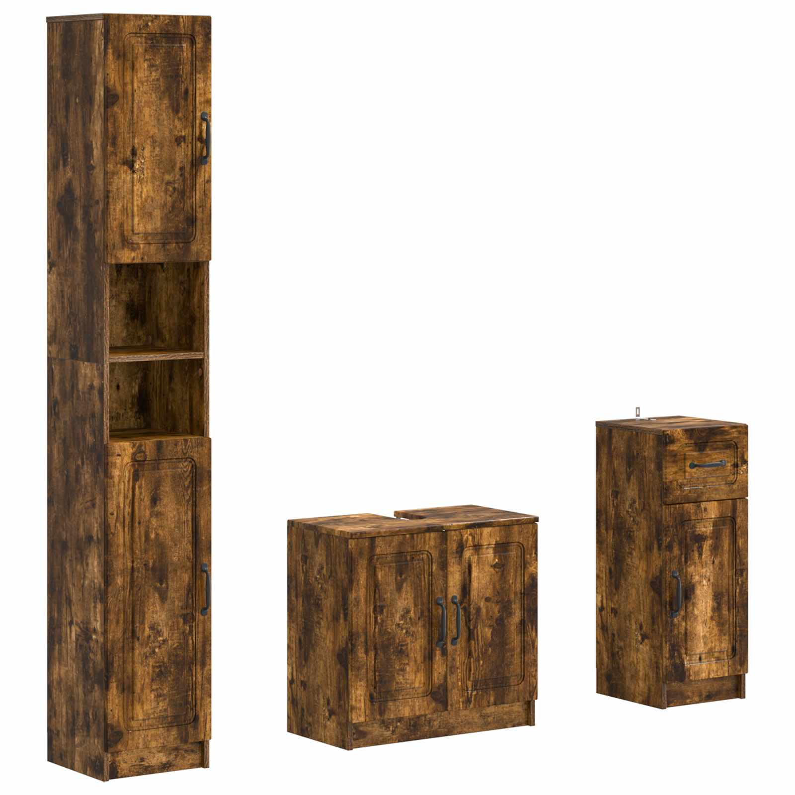 Set di armadietti da bagno in 3 pezzi UTRECHT | homemem39