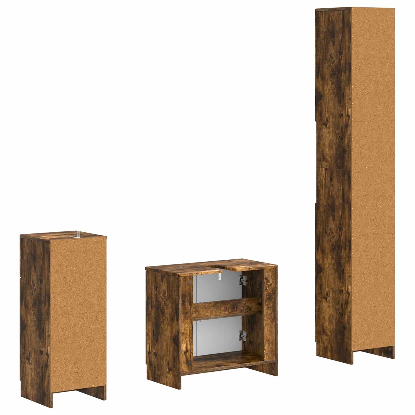 Set di armadietti da bagno in 3 pezzi UTRECHT | homemem39