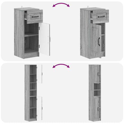 Set di armadietti da bagno in 3 pezzi UTRECHT | homemem39