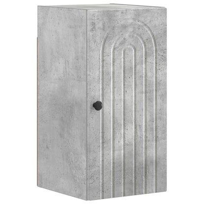 Set di Mobili da Bagno da 4 Pezzi ALKMAAR Grigio Cemento | homemem39