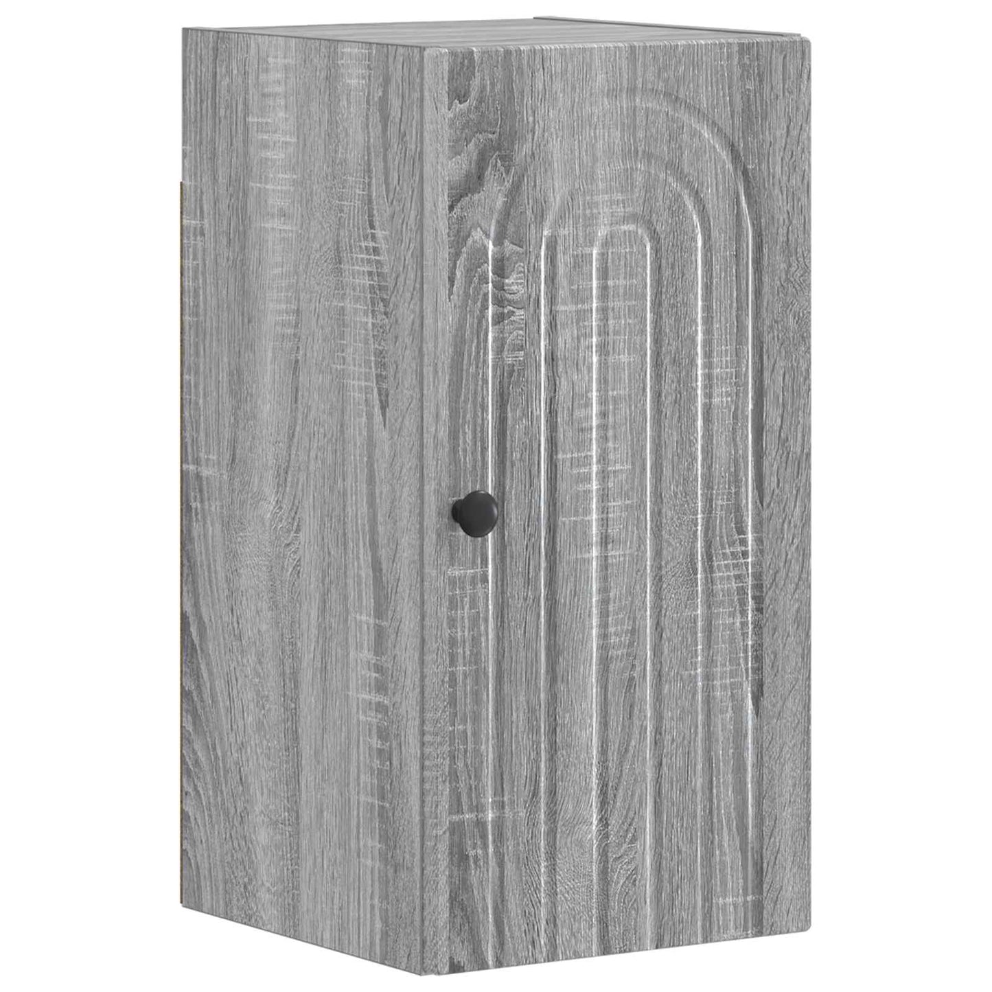 Set di Mobili da Bagno da 4 Pezzi ALKMAAR Sonoma grigio | homemem39