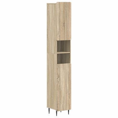 Set di Mobili da Bagno da 4 Pezzi ZWOLLE Rovere Sonoma | homemem39