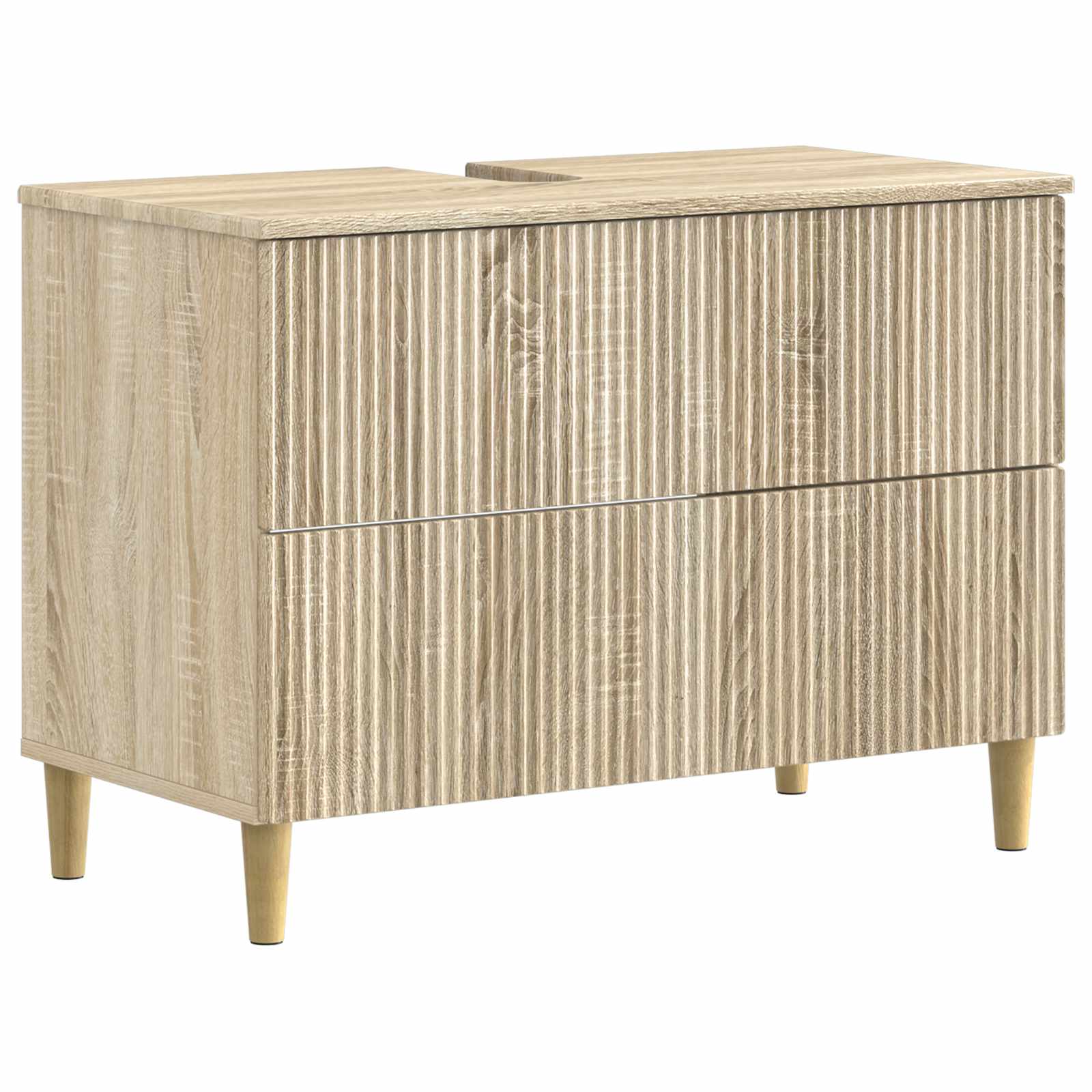 Set di Mobili da Bagno da 4 Pezzi ARNHEM Rovere Sonoma | homemem39