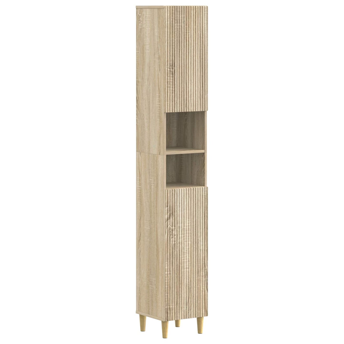 Set di Mobili da Bagno da 4 Pezzi ARNHEM Rovere Sonoma | homemem39