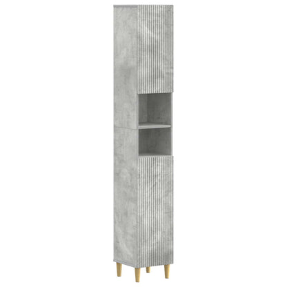 Set di Mobili da Bagno da 4 Pezzi ARNHEM Grigio Cemento | homemem39
