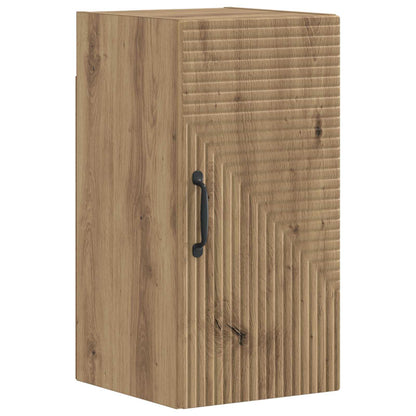 Set di Mobili da Bagno da 4 Pezzi HAARLEM Rovere Artigianale