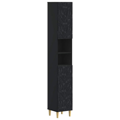 Set di Mobili da Bagno da 4 Pezzi DELFT Nero | homemem39