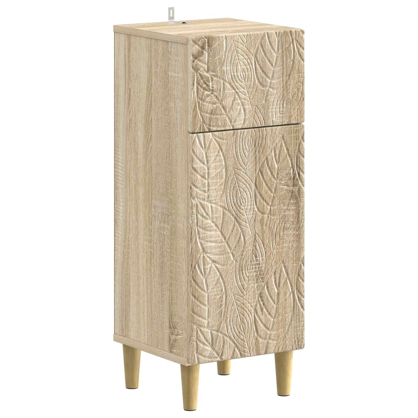 Set di Mobili da Bagno da 4 Pezzi DELFT Rovere Sonoma | homemem39