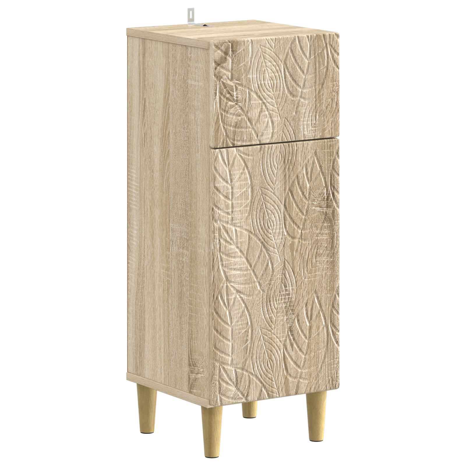 Set di Mobili da Bagno da 4 Pezzi DELFT Rovere Sonoma | homemem39