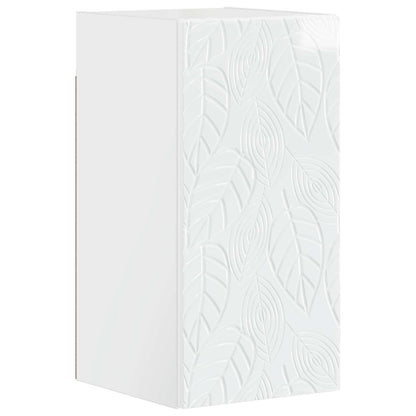 Set di Mobili da Bagno da 4 Pezzi DELFT Bianco Lucido