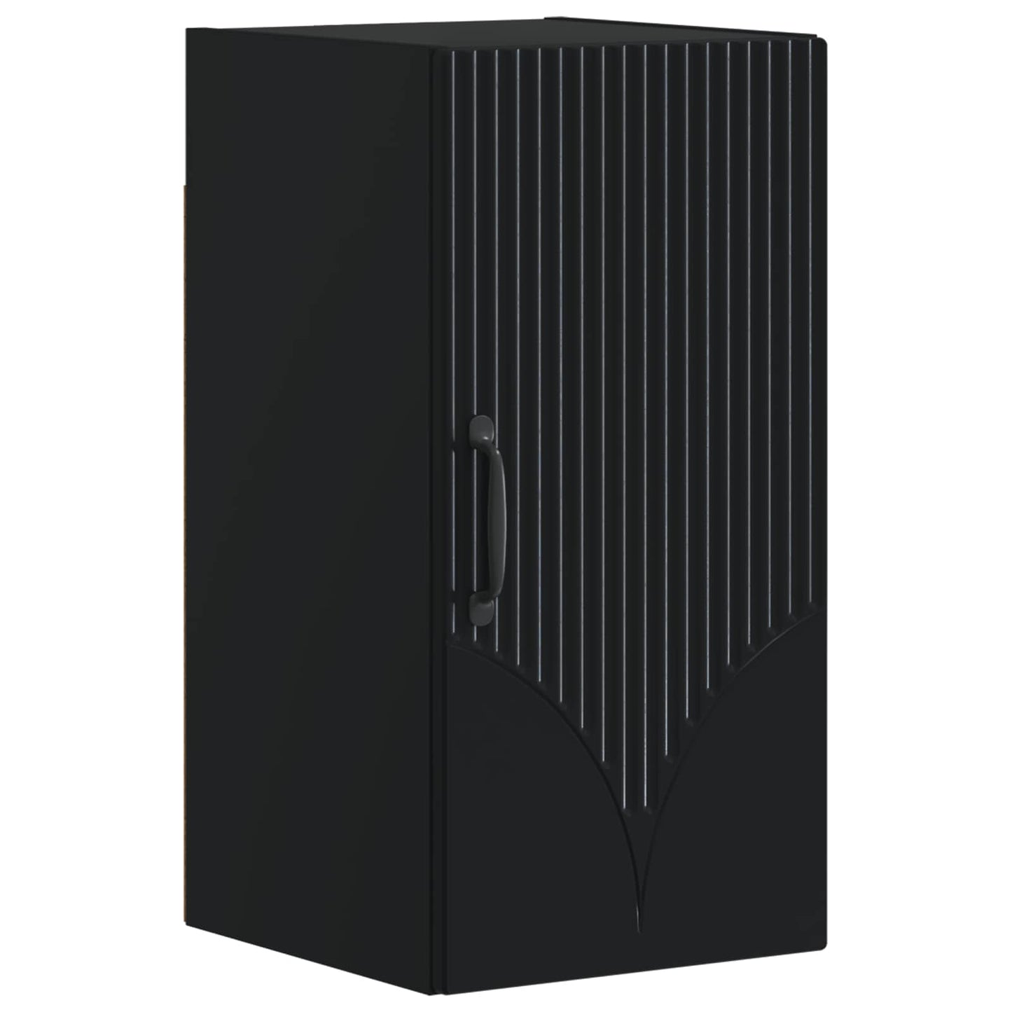 Set di Mobili da Bagno da 4 Pezzi HOORN Nero | homemem39