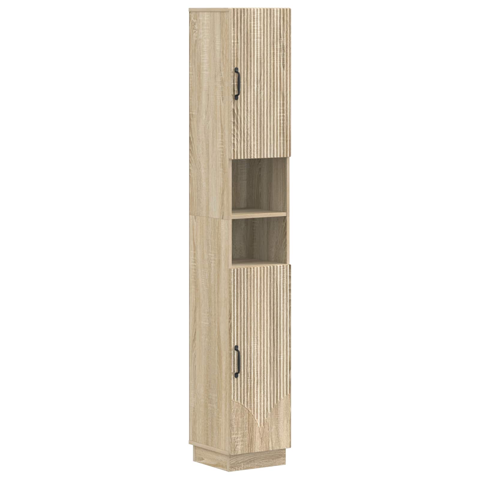 Set di Mobili da Bagno da 4 Pezzi HOORN Rovere Sonoma | homemem39