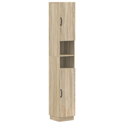 Set di Mobili da Bagno da 4 Pezzi HOORN Rovere Sonoma | homemem39