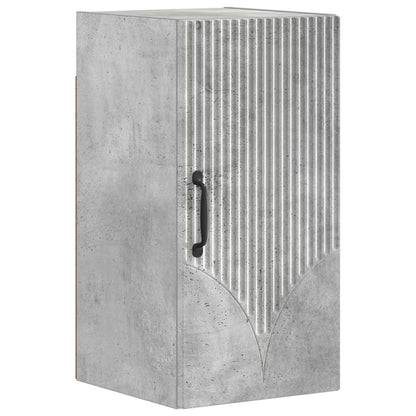 Set di Mobili da Bagno da 4 Pezzi HOORN Grigio Cemento | homemem39