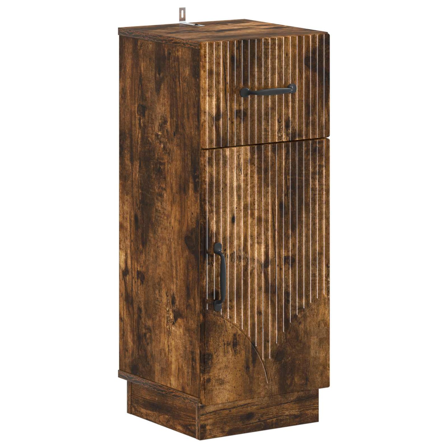 Set di Mobili da Bagno da 4 Pezzi HOORN Rovere Fumo | homemem39