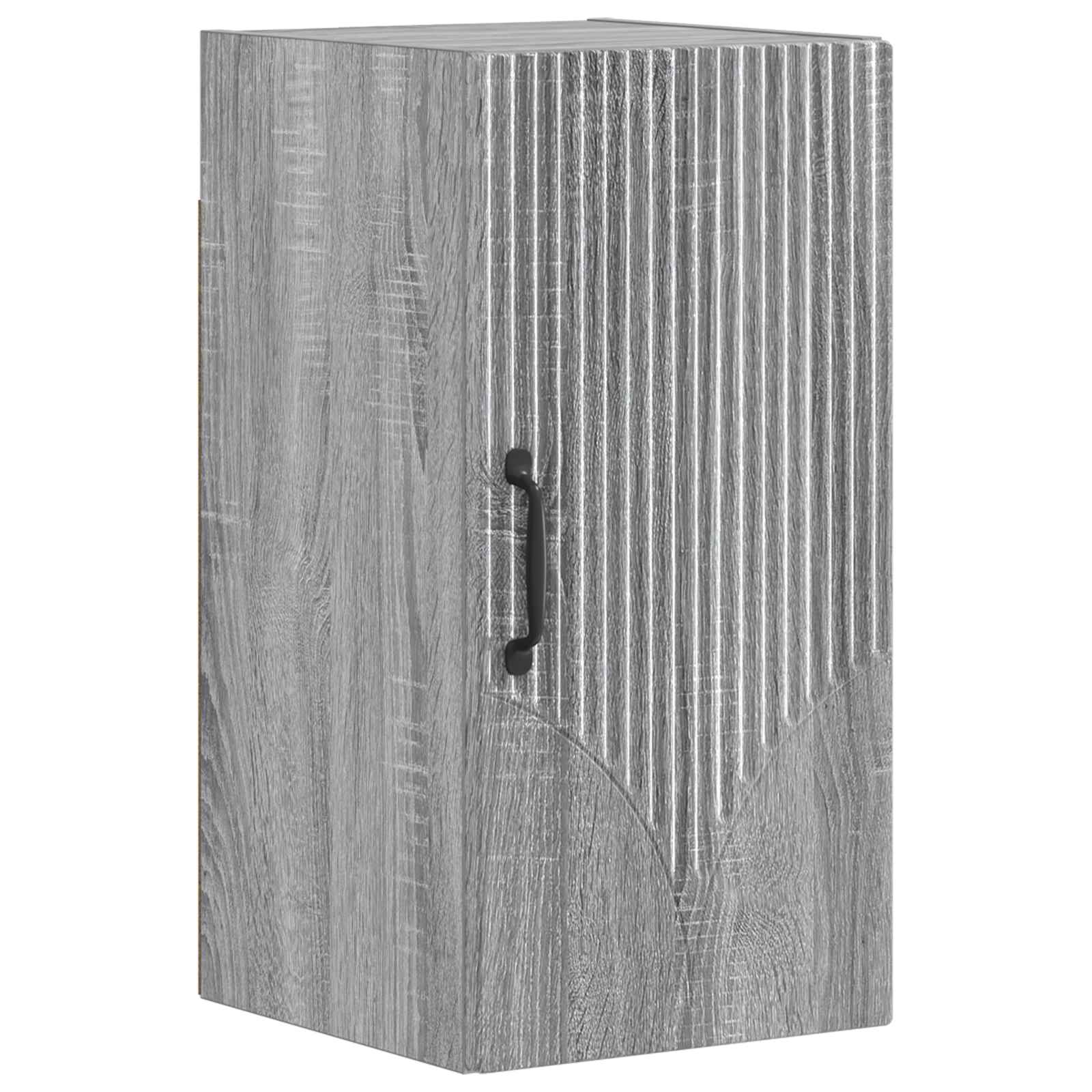 Set di Mobili da Bagno da 4 Pezzi HOORN Sonoma grigio | homemem39