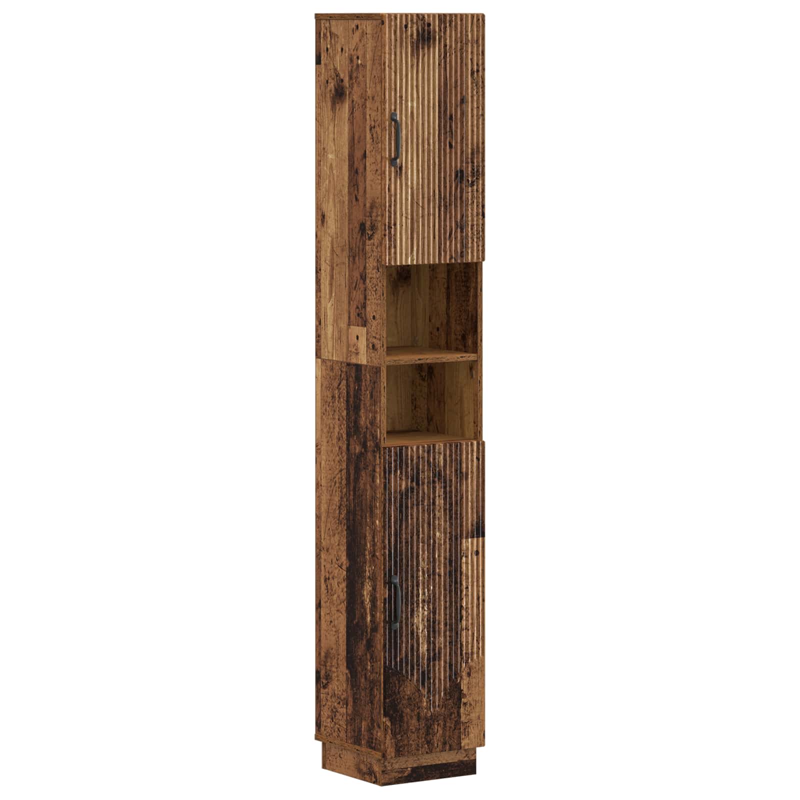 Set di Mobili da Bagno da 4 Pezzi HOORN Legno antico | homemem39