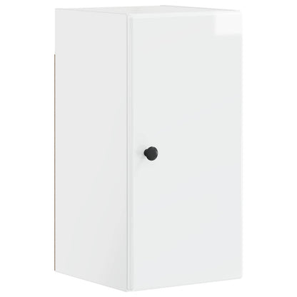 Set di Mobili da Bagno da 4 Pezzi BREDA Bianco Lucido | homemem39
