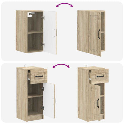Set di Mobili da Bagno da 4 Pezzi UTRECHT Rovere Sonoma | homemem39