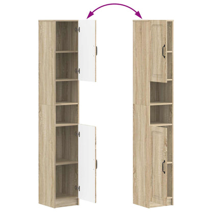 Set di Mobili da Bagno da 4 Pezzi UTRECHT Rovere Sonoma | homemem39