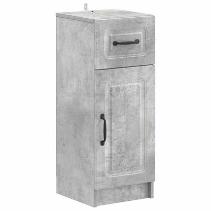 Set di Mobili da Bagno da 4 Pezzi UTRECHT Grigio Cemento | homemem39