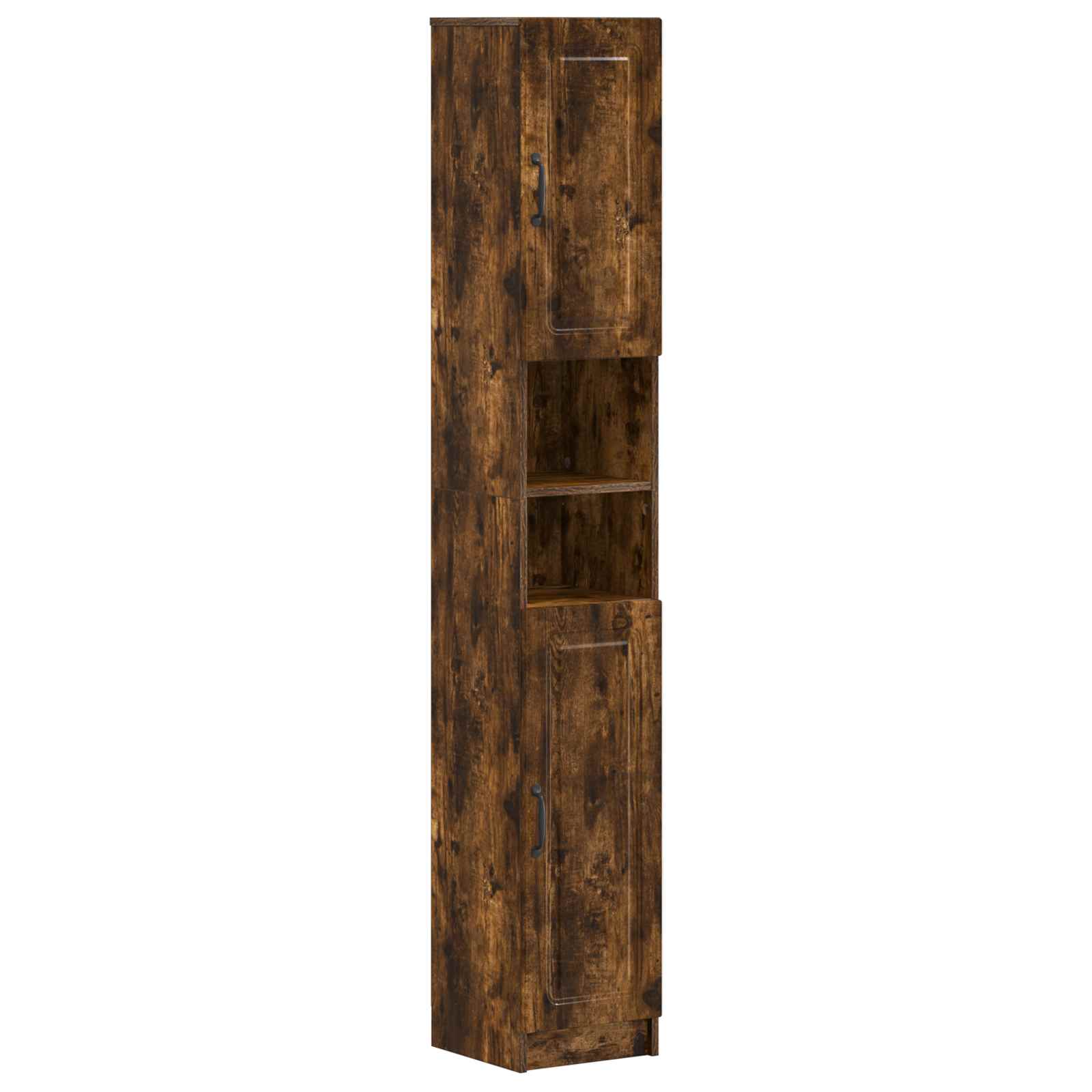Set di Mobili da Bagno da 4 Pezzi UTRECHT Rovere Fumo | homemem39